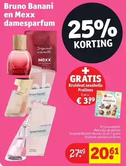 Kruidvat Bruno Banani en Mexx damesparfum aanbieding