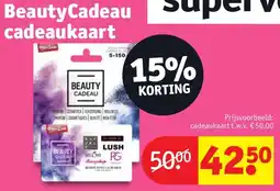 Kruidvat BeautyCadeau cadeaukaart aanbieding