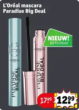 Kruidvat L'Oréal mascara Paradise Big Deal aanbieding