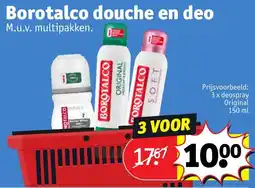 Kruidvat Borotalco douche en deo aanbieding