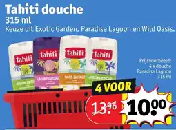 Kruidvat Tahiti douche aanbieding