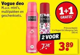 Kruidvat Vogue deo aanbieding