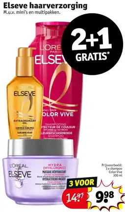 Kruidvat Elseve haarverzorging aanbieding
