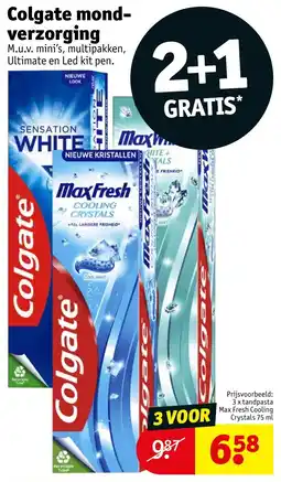 Kruidvat Colgate mondverzorging aanbieding