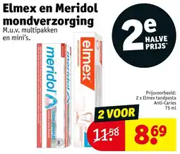 Kruidvat Elmex en Meridol mondverzorging aanbieding