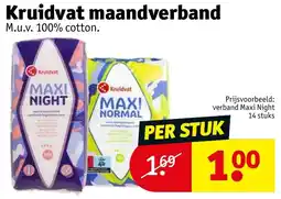Kruidvat Kruidvat maandverband aanbieding