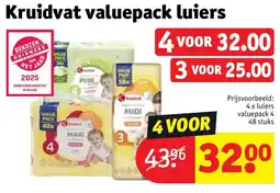 Kruidvat Kruidvat valuepack luiers aanbieding