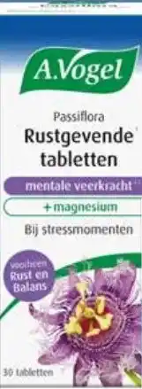 Kruidvat A.Vogel Rustgevende tabletten aanbieding