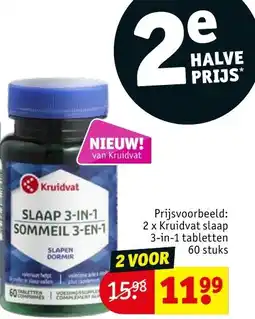 Kruidvat Kruidvat Slaap 3 in 1 Sommeil 3 en 1 aanbieding