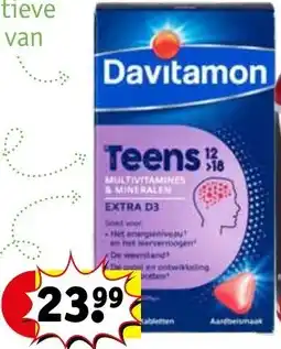 Kruidvat Davitamon Teens aanbieding