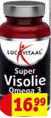 Kruidvat Lucovitaal Super Visolie Omega 3 aanbieding