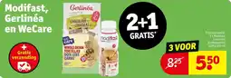 Kruidvat Modifast, Gerlinéa en WeCare aanbieding