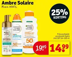Kruidvat Ambre Solaire aanbieding