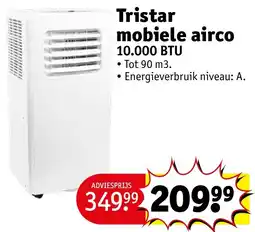 Kruidvat Tristar mobiele airco 10.000 BTU aanbieding