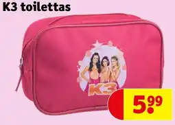 Kruidvat K3 toilettas aanbieding