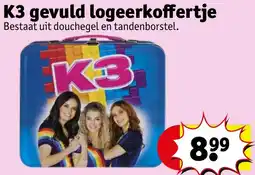 Kruidvat K3 gevuld logeerkoffertje aanbieding