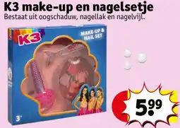 Kruidvat K3 make up en nagelsetje aanbieding