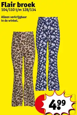 Kruidvat Flair broek aanbieding