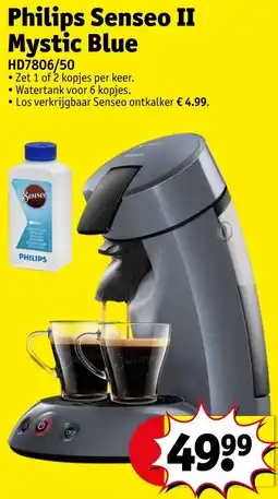 Kruidvat Philips Senseo II Mystic Blue aanbieding