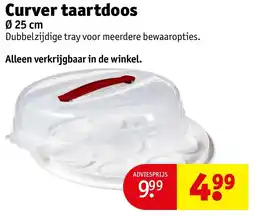Kruidvat Curver taartdoos aanbieding