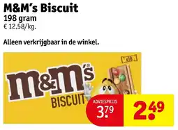 Kruidvat M&M's Biscuit aanbieding