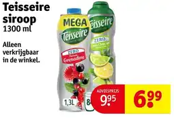 Kruidvat Teisseire siroop aanbieding