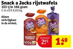 Kruidvat Snack a Jacks rijstwafels aanbieding