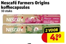 Kruidvat Nescafé Farmers Origins koffiecapsules aanbieding