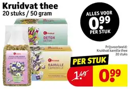 Kruidvat Kruidvat thee aanbieding