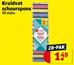 Kruidvat Kruidvat schuurspons aanbieding