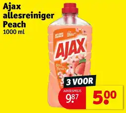 Kruidvat Ajax allesreiniger Peach aanbieding