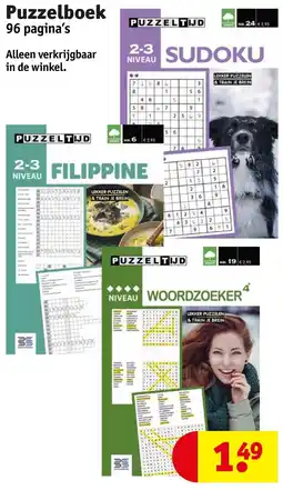 Kruidvat Puzzelboek aanbieding