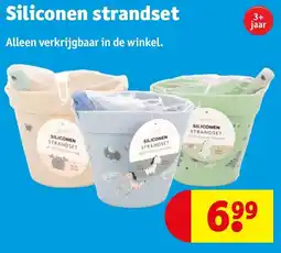 Kruidvat Siliconen strandset aanbieding