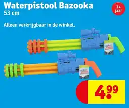 Kruidvat Waterpistool Bazooka aanbieding