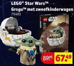 Kruidvat LEGO Star Wars™ Grogu™ met zweefkinderwagen aanbieding