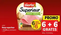 Lidl Herta Superieur aanbieding