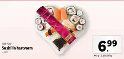 Lidl Sushi in hartvorm aanbieding