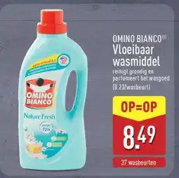 ALDI Omino Bianco Vloeibaar Wasmiddel aanbieding