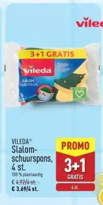 ALDI Vileda Slalom schuurspons, 4 st aanbieding