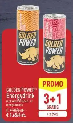 ALDI Golden Power Energydrink aanbieding
