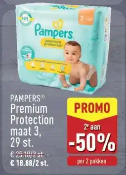 ALDI PAMPERS Premium Protection maat 3, 29 st aanbieding