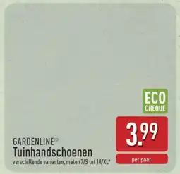 ALDI GARDENLINE Tuinhandschoenen aanbieding