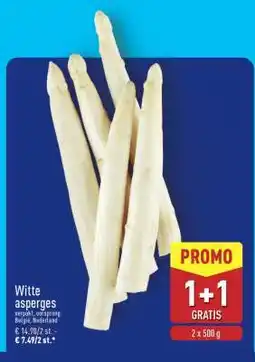 ALDI Witte asperges aanbieding