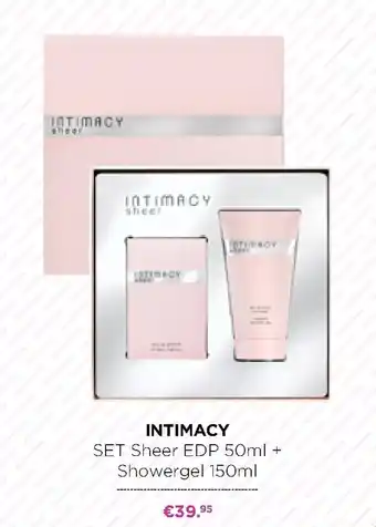 ICI PARIS XL Intimacy Set Sheer EDP 50ml + Showergel 150ml aanbieding