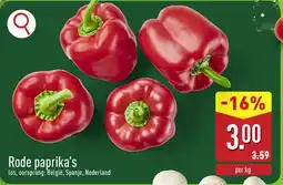 ALDI Rode paprika's aanbieding