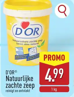 ALDI D'or Natuurlijke zachte zeep aanbieding