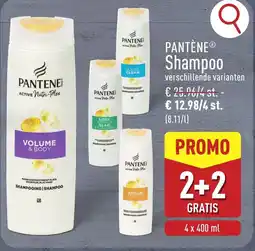 ALDI Pantène shampoo aanbieding