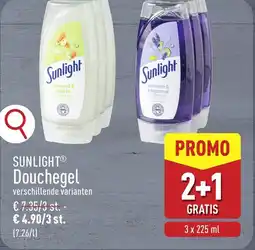 ALDI Sunlight Douchegel aanbieding
