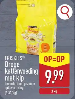 ALDI Friskies Droge kattenvoeding met kip aanbieding