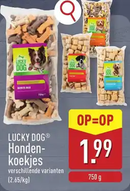 ALDI Lucky dog hondenkoekjes aanbieding